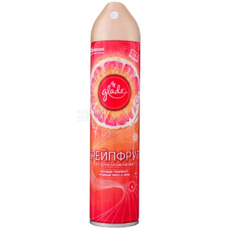 Glade, Грейпфрут в сонячному ритмі, 300 мл, Освіжувач повітря