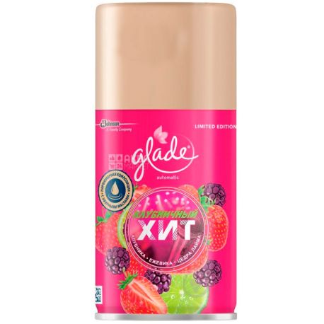 Glade, Полуничний хіт, 269 мл, Автоматичний освіжувач повітря