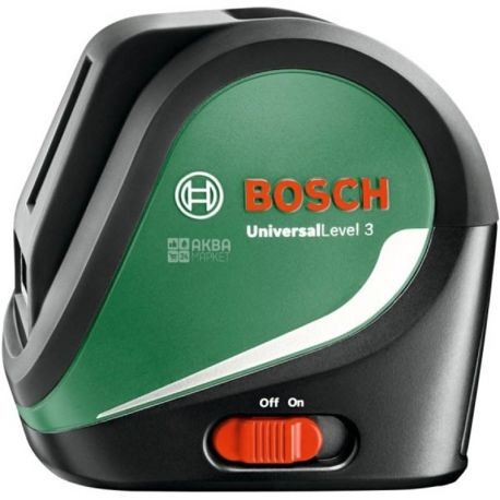 Bosch UniversalLevel 3 SET, Лазерный нивелир до 10 м + штатив, 1,5 м