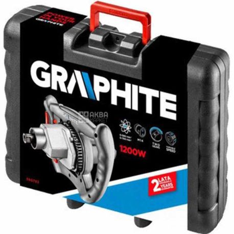Graphite 58G782, Міксер будівельний, 1200 Вт