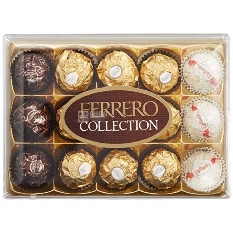 Ferrero Rocher, Collection Т15, 172 г, Цукерки