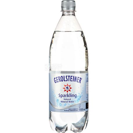Gerolsteiner, 1 л, Вода минеральная, газированная