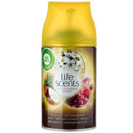 Air Wick, Freshmatic, Райское наслаждение, 250 мл, сменный баллон
