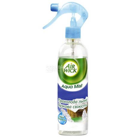 Air Wick, Aqua Mist, 345 ml, Air fragrance, Cool Flax and Fresh Lilac