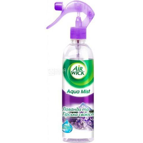 Air Wick, Aqua Mist, 345 ml, Air fragrance, Lavender and Mountain Freshness