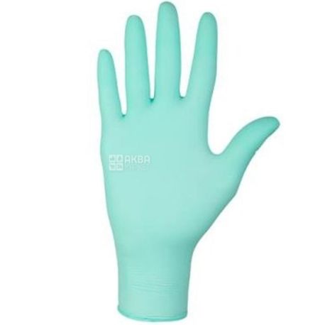 Care 365, Premium, 100 pcs., Size L, Nitrile gloves, powder free, mint