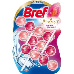 Bref Automatic Toilet Bowl Cleaner premium color aktiv+ chlorine &  eucalyptus, 4 Count – Peppery Spot