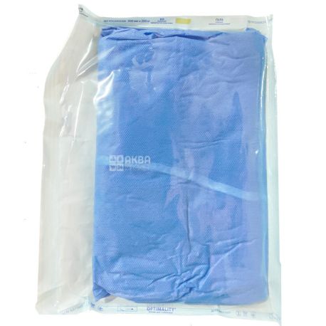 Medicom, 1 pc, Surgical sterile dressing gown, size S-M 110 cm