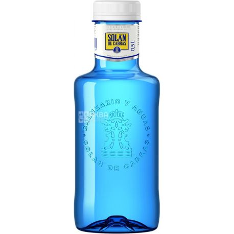 Solan de Cabras, 0,5 л, Вода Солан де Кабрас, минеральная негазированная, ПЭТ