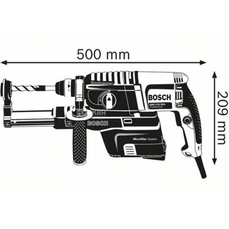 Bosch GBH 2-23 REA, Rotary Hammer, 700 W