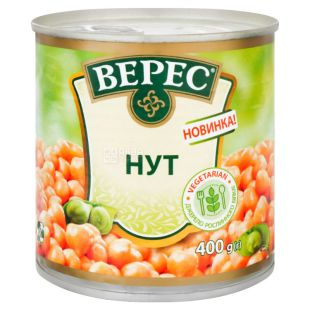 Верес, 400 г, Нут, консервированный
