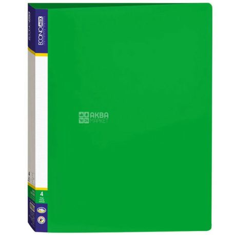 Economix, Folder on 4 rings, A4, green