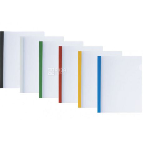 Economix, plastic Folder with clip bar, A4, 15 mm