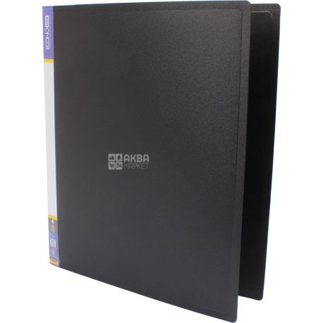 Economix, 4-ring Folder, A4, black