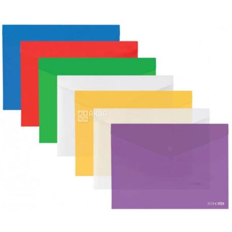 Economix, envelope Folder on the button, A3, assorted