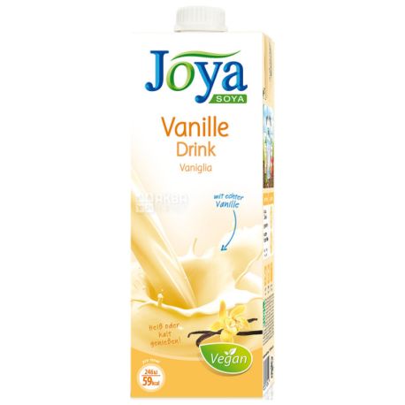 Joya Soya Vanilla, 1 л, Джоя, Соевое молоко, с ванилью