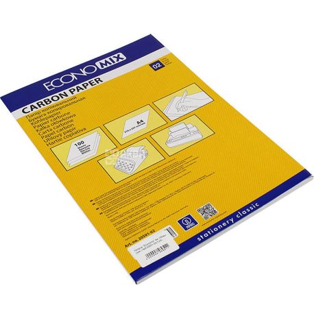 Economix, 100 шт., Папір копіювальний синя, А4