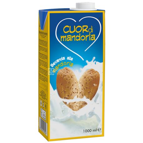 Mand`or Cuor di Mandorla, 1 л, Мандор Куор ди Мандорла, Миндальное молоко