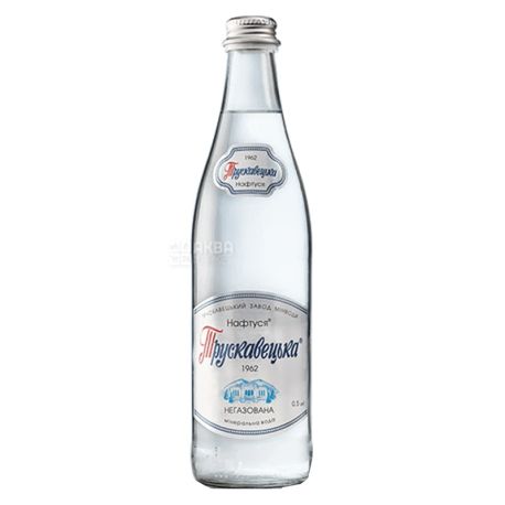 Truskavets, 0.5 l, still water, Naftusya, glass, glass
