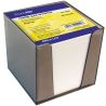 Economix, 800 шт, Экономикс, Бокс пластиковый с бумагой для записей, белая, несклеенная, 85х 85мм