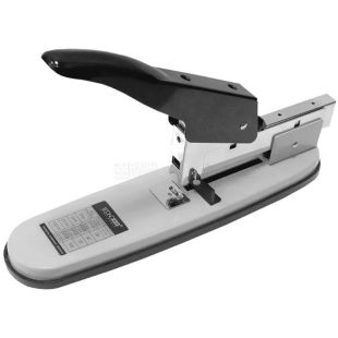 Economix, Степлер усиленный на 100 листов, №23/13, металлический, серый