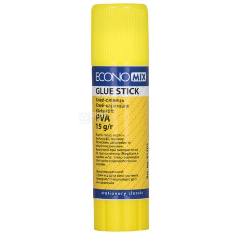 Economix, 15 г, Клей-карандаш