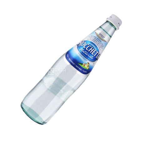 Rocchetta Naturale, 0,5 л, Рочетта Натурале, Вода минеральная негазированная, стекло