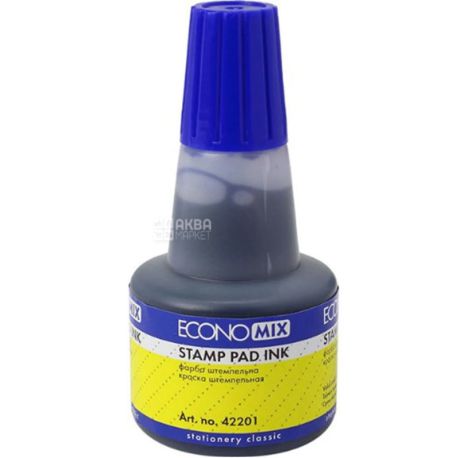 Economix, 30 ml, Stamp paint, blue