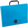 Economix, Папка-портфель пластиковый, 1 отделение, А 4, голубой
