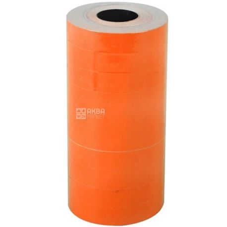 Economix, 700 шт., Цінник стрічковий, 16 х 23 мм, помаранчевий