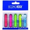Economix, 125 шт., Індекси пластикові, 12 х 45 мм, 5 кольорів