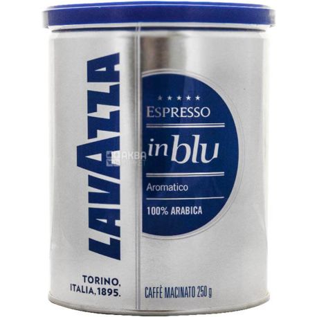 Lavazza Espresso in Blu, 250 г, Кава Лаваца Еспрессо ін Блу, мелена, ж/б