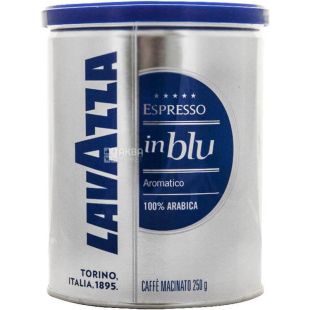 Lavazza Espresso in Blu, 250 г, Кофе Лавацца Эспрессо ин Блу молотый, ж/б