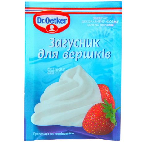 Dr.Oetker, 8 г, Др. Оеткер, Загуститель для сливок