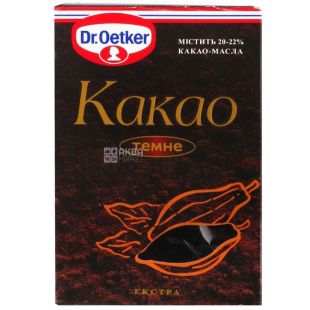 Dr.Oetker, 100 г, Др. Оеткер, Какао темное 