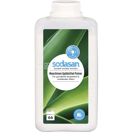 Sodasan, 1 кг, Порошок-концентрат для посудомийної машини, органічний