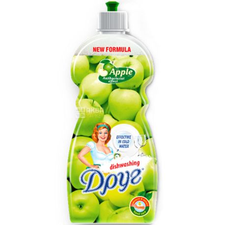 Drug, 500 ml, Dishwashing liquid, Apple