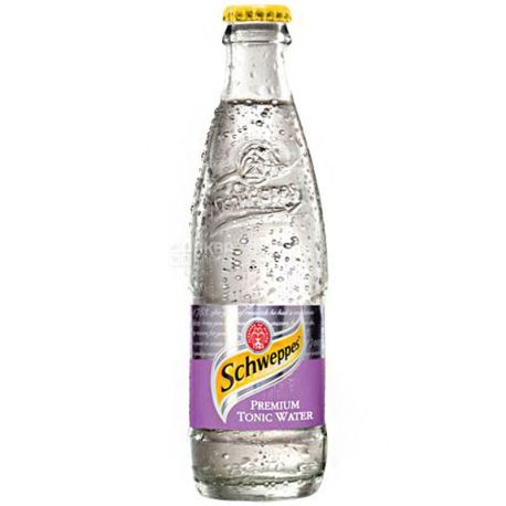 Schweppes, Premium Tonic, 0,25 л, Швепс, Преміум, Тонік газований безалкогольний, скло