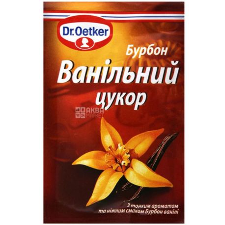 Dr.Oetker, 8 г, Др. Оеткер, Цукор ванільний, ваніль Бурбон