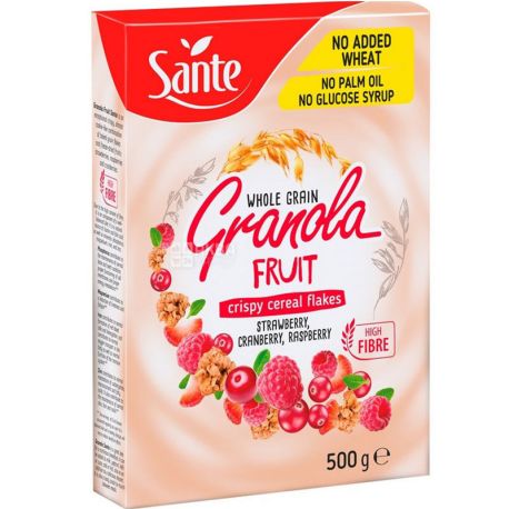 Sante, 500 г, Гранола с фруктами