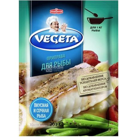 Vegeta, 20 г, Приправа для риби