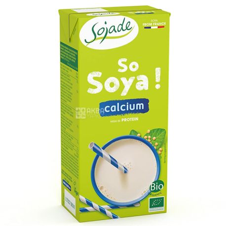 Sojade So Soya Calcium Organic, 1 л, Сояде, Соевое молоко, с кальцием, органическое, безлактозное