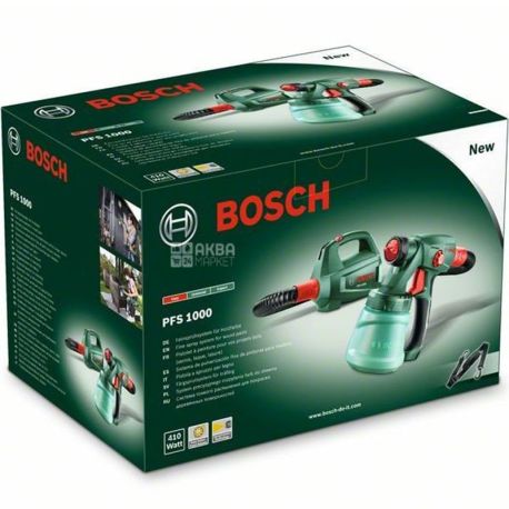 Bosch PFS 1000, Краскопульт электрический, 410 Вт