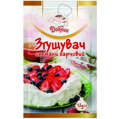 Dobrik, 12 g, Thickening agent for sour cream