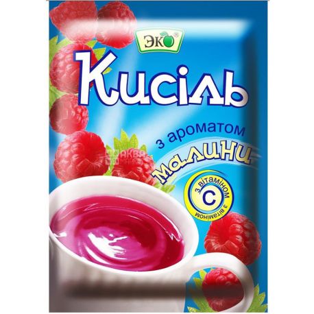 Eco, 90 g, Kissel with raspberry flavor