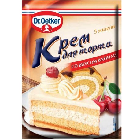 Dr. Oetker, 50 g, Vanilla cake cream, dry mix