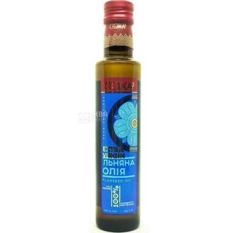 Stozhar, 0.25 L, Linseed oil, cold pressed