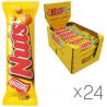 Nuts Single, Упаковка 24 шт. х 42 г, Натс, Батончик шоколадний з карамеллю та цілісними горіхами