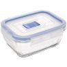 Luminarc, Pure Box Active, 380 ml, Glass container, rectangular, with lid