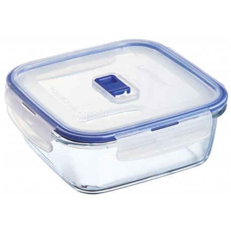 Luminarc, Pure Box Active, 760 ml, Food container, glass, with lid